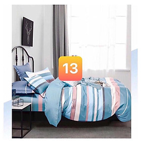Bộ ga gối k mền 100% cotton Hàn quốc hàng nhập siêu thị đủ size 1m-1m8 nệm 5-30p ib nhiều mẫ