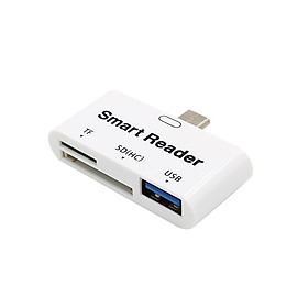 Type C USB 3.0 3 in 1 SD TF Card reader for Samsung /Android