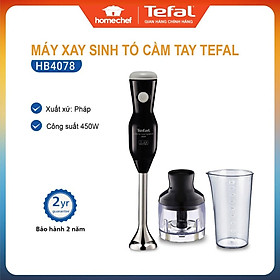 Mua Máy xay sinh tố cầm tay Tefal HB4078 - 450W  chất liệu an toàn sản xuất tại Pháp  bảo hành 2 năm | Hàng chính hãng