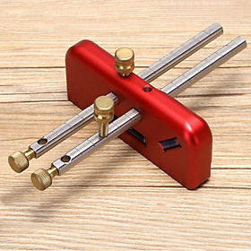 Marking Gauge Woodworking Scriber DIY Hand Scribing Tool w/ 2pcs Marking Rod