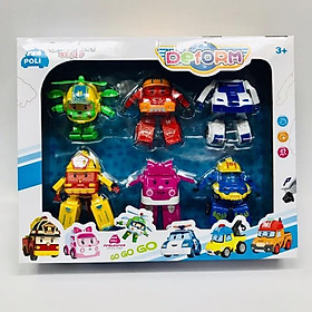 Đồ chơi Robo biến hình robocar poli 6 con 381