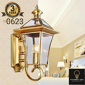 Mua Đèn Tường Đồng Kính Trong Suốt Cao Cấp Treo Cổng Ngoài Trời  Trang Trí Ngoại Thất Sân Vườn