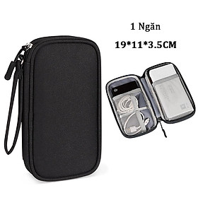 Túi đựng phụ kiện điện thoại pin dự phòng tai nghe thẻ nhớ, phụ kiện laptop, đồ công nghệ chống nước