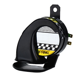 Còi Hơi Không Thấm Nước Hình Ốc Sên Cho Xe Hơi Xe Máy Tàu Xanh (130DB) (12V)