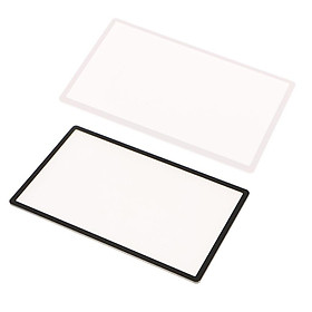 2Pieces Replacement Top Screen Lens Protecive Cover Repair Parts for Nintendo 2DS Console