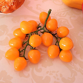 Artificial Fruit Cherry Tomatoes Fake Lifelike Simulation Decor Red