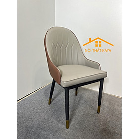 Ghế Hera Tay Nhập Khẩu Bọc Da Microfiber Cao Cấp - Khung và chân ghế bằng Thép Carbon sơn tĩnh điện chống rỉ sét KY-GH18