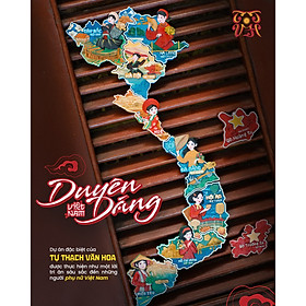 (Nam châm vẽ tay thủ công ) DUYÊN DÁNG VIỆT NAM – Từ Thạch Văn Hoa - Comicola