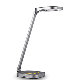 Mua Đèn đọc sách  Đèn học va làm việc để bàn LED 7W  5 chế độ ánh sáng  Tích hợp đế sạc không dây Qi 10W  Cổng sạc USB 5V-2.1A  Thân đèn Kim loại cao cấp