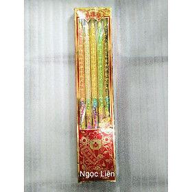 Mua Nhang 5 cây ngũ sắc   nhang 5 cây thần tài hiệu Quế Lan Hương