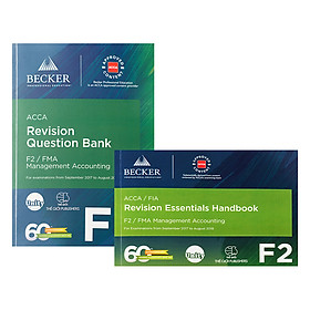 Combo Sách ACCA F2  Revision Question Bank Và Revision Essential Handbook