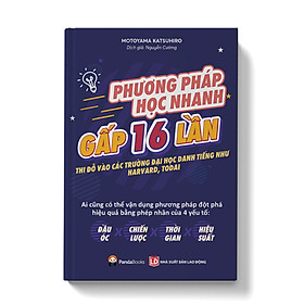 [Download Sách] Sách Phương pháp học nhanh gấp 16 lần