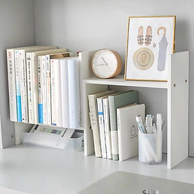 Kệ gỗ chữ H để bàn làm việc gỗ MDF nhập khẩu chống ẩm tối giản hiện đại