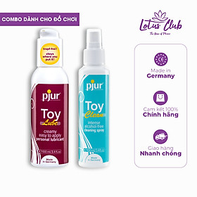 Combo chất bôi trơn pjur TOY LUBE và xịt vệ sinh pjur TOY CLEAN