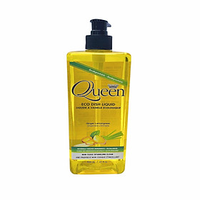 Nước rửa bát hữu cơ Queen Hương Gừng Sả (800ml)