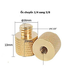 Mua Ốc đồng chuyển từ chuẩn ốc 1/4 sang 3/8 và ngược lại - Chân máy ảnh