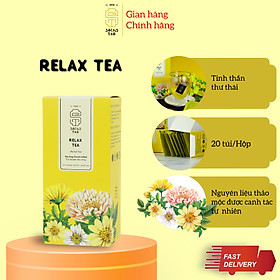 Trà thảo mộc RELAX TEA SACHS TEA 1773 thư giãn tinh thần hộp 20 gói