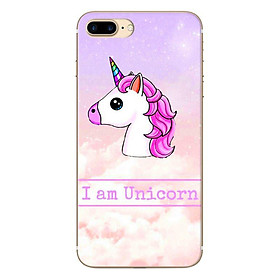 Ốp Lưng Dành Cho iPhone 7 Plus / 8 Plus I Am Unicorn Hồng