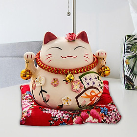 Good Luck Cat Piggy Bank Ornament Fortune