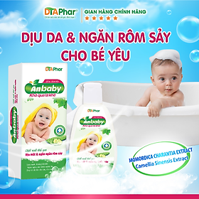 Tắm gội cho trẻ Anbaby giúp làm sạch da và tóc làm dịu mát da ngăn ngừa và cải thiện tình trạng viêm da rôm sảy mang lại cảm giác thoải mái cho bé sau khi tắm Chai 100ml Tâm An Pharma