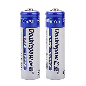 Bộ 02 Viên Pin Tiểu Sạc AA Cao Cấp 1200mAh Doublepow - Hàng nhập khẩu