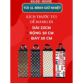 Mua Túi đựng bình giữ nhiệt đủ size  túi đựng bình nước 2 lớp có khóa kéo  giúp chống va đập xước tiện lợi đi học đi làm