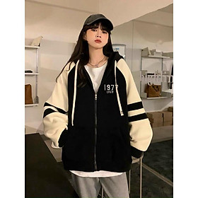 Áo khoác nỉ nữ from rộng đi nắng đi lạnh đều ok chất nỉ dày mịn ấm ápBK FASHION