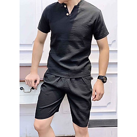 Quần Short Chất Đũi Hàn Quốc SHORTDEN103 - Short Đen