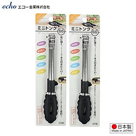 Kẹp gắp thực phẩm inox đầu bọc Polyamide Echo Metal 185mm hàng nhập khẩu chính hãng (#Made in Japan)