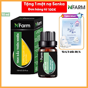 Tinh Dầu Bạc Hà N FarmTinh Dầu Thiên Nhiên Nguyên Chất, Tinh Dầu Xông Phòng