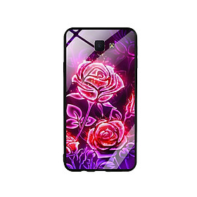 Ốp Lưng Kính Cường Lực cho điện thoại Samsung Galaxy J7 Prime - Rose