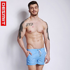 Quần Short Nam Đi Biển Cao Cấp Desmiit G201 - Thiết Kế Mới Với 2 Lớp Riêng Biệt Phân Tách - Kiểu Dáng Phong Cách, Thời Thượng, Nam Tính