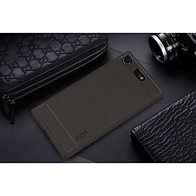 Ốp lưng hiệu MOFI vân carbon dành cho điện thoại Sony XZ1 Compact _ Hàng nhập khẩu