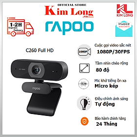Mua Webcam Rapoo C260 Độ phân giải Full HD 1080P - Hàng chính hãng