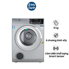 Mua Máy Sấy Thông Hơi Electrolux EDS805KQSA 8Kg - 8 Chương Trình Sấy - Hàng Chính Hãng - Chỉ Giao HCM