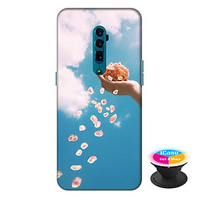 Ốp lưng điện thoại Oppo Reno 10X Zoom hình Cánh Hoa Xuân tặng kèm giá đỡ điện thoại iCase xinh xắn - Hàng chính hãng