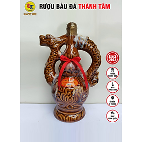 Đặc Sản Bình Định - Rượu Bàu Đá Thành Tâm BA BẦU Màu da lươn 650ml - OCOP