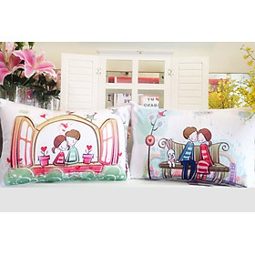 Mua Cặp vỏ gối đôi 40-60cm Yêu là Yêu