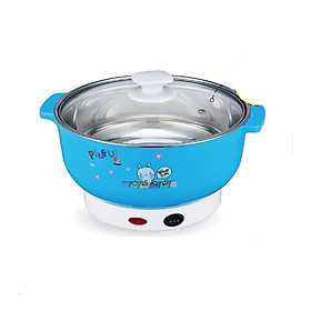 Nồi lẩu điện mini 26cm hiện đại, tiện dụng (xanh dương)