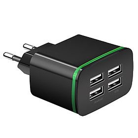 Mua Củ Sạc 4 Cổng Dành Cho IOS Và Androi Có Đèn LED