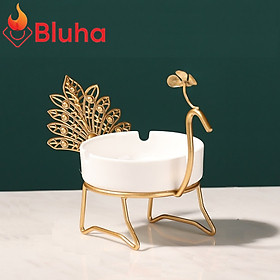 Gạt Tàn Thuốc Sắt Sơn Nghệ Thuật Cao Cấp