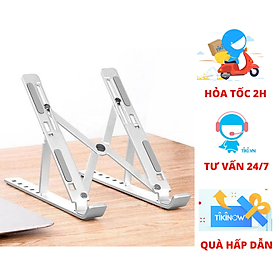 Giá đỡ / Đế đỡ tản nhiệt dành cho laptop, macbook, máy tính bảng gấp gọn tiện dụng + tặng kèm túi đựng, ( Giao màu ngẫu nhiên )- Hàng chính hãng