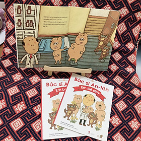 Bác sĩ Anton -Em Bé Đây - Tranh truyện Ehon Nhật Bản kích thích tư duy cho trẻ từ 3-6 tuổi.