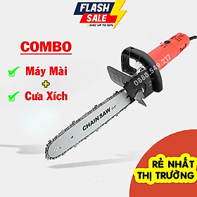Mua Combo Máy Cắt Cầm Tay Kèm Bộ Chuyển Đổi Máy Cưa Xích Và Tặng Thêm Dây Xích Dự Phòng Cực Tiện Lợi Mới