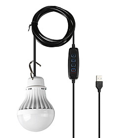 Đèn LED USB ngoài trời Ánh sáng ấm / trắng / trắng ấm có thể điều chỉnh độ sáng có móc treo đi bộ, đi cắm trại