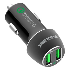 Sạc ô tô 2 cổng Prolink PCC23601- Hàng chính hãng