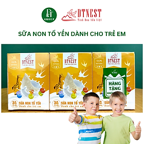 Đặc sản Khánh Hòa - Sữa non tổ yến dành cho trẻ em 70ml 5 TẶNG 1 DT NEST