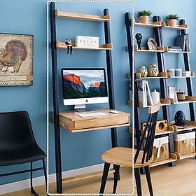 Mua Bàn Liền Kệ NB-Blue Gỗ Tự Nhiên Ibie OTDWNBBR - Xanh (70 x 50 cm)