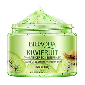 BIOAQUA 120g Kiwifruit Snail Tender Skin Sleeping Mask Nourish Hydrate No-wash Skin Care