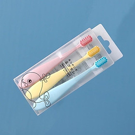 Mua set 3 bàn chải đánh răng kháng khuẩn chống viêm lợi cho bé 2-6 tuổi